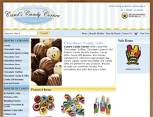 Tablet Screenshot of carolscandycorner.com